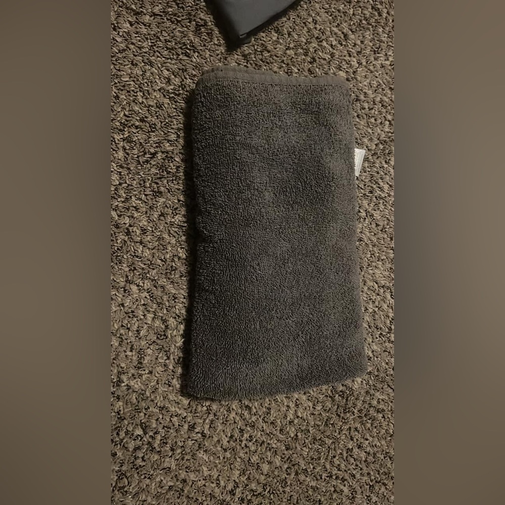 Black Bath Towel